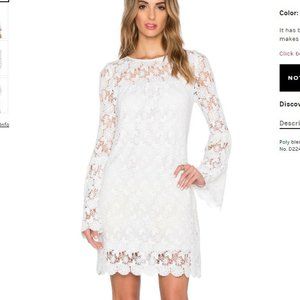 Candela Baca Lace Dress - Cream